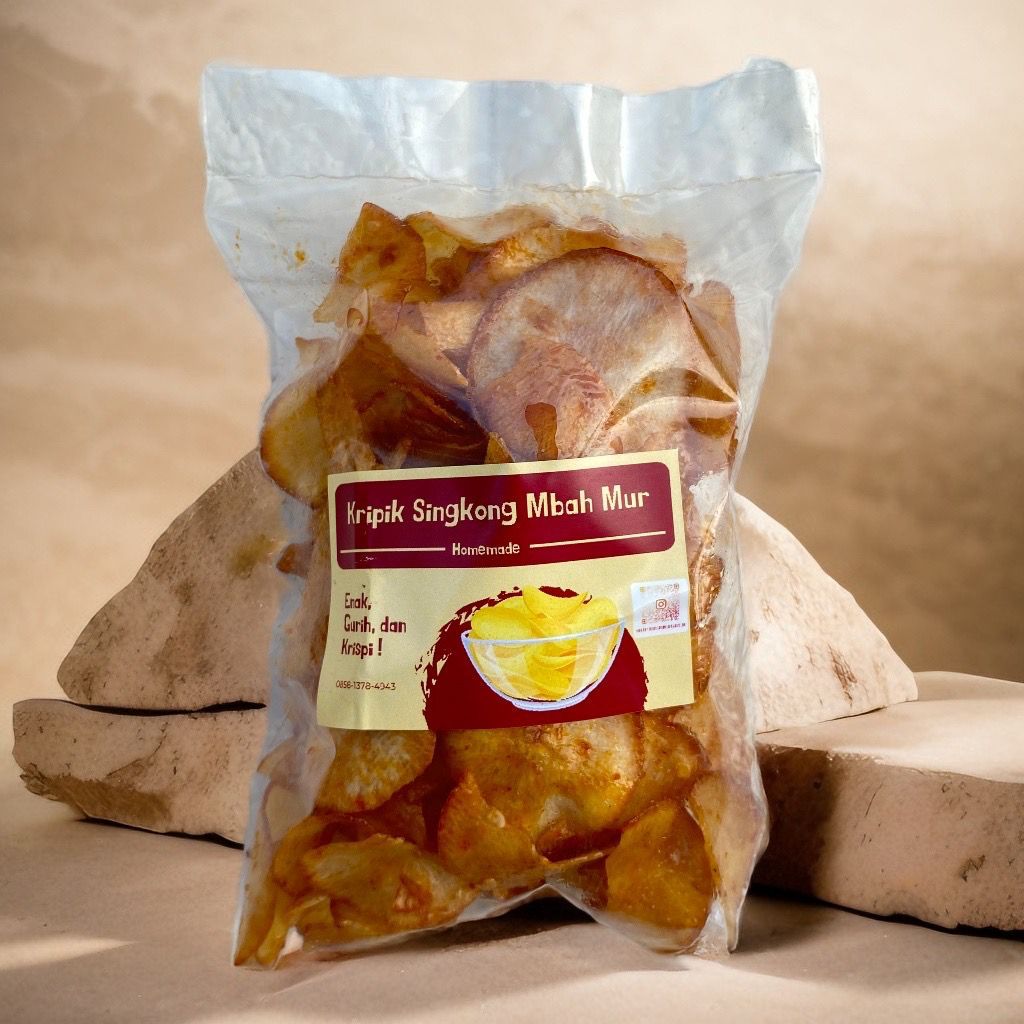 

KERIPIK SINGKONG PEDAS MANIS GULA JAWA KEMASAN 100 GR