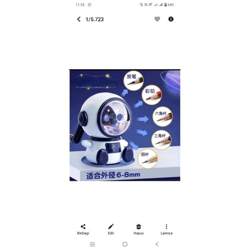 

rautan serut astronot