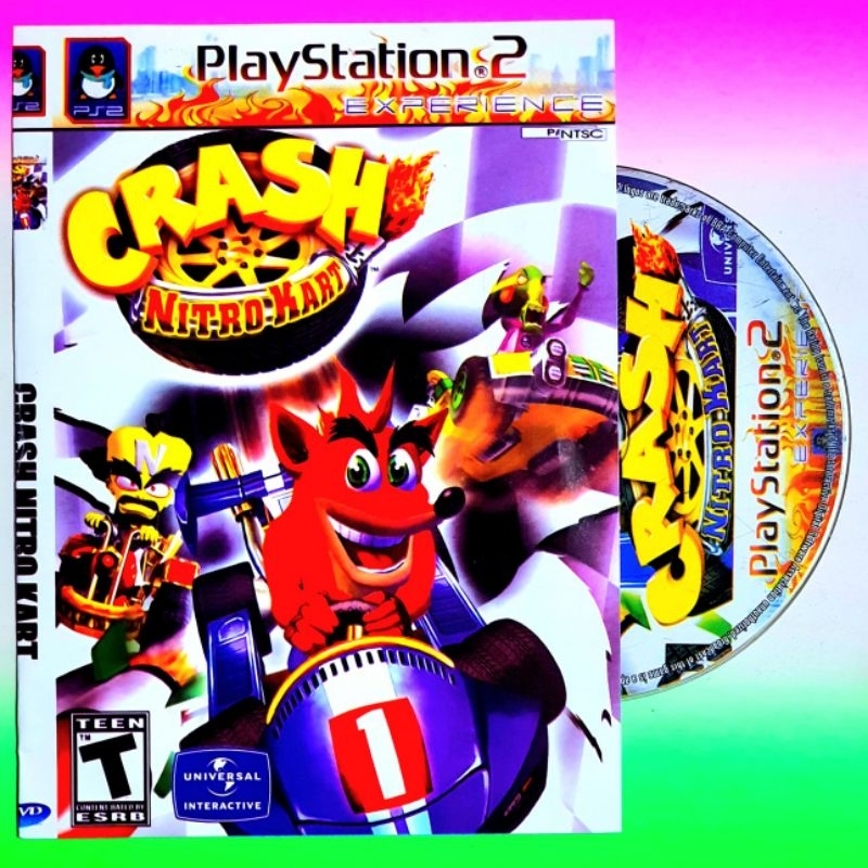 KASET VIDEO GAME PS 2 CRASH PLAYSTATION PS2