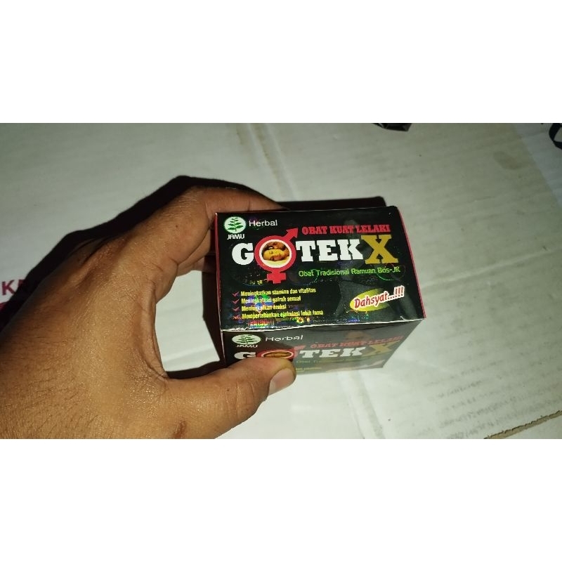 KAPSUL GOTEK X || Meningkatkan Stamina - Ramuan Asli Tradisional