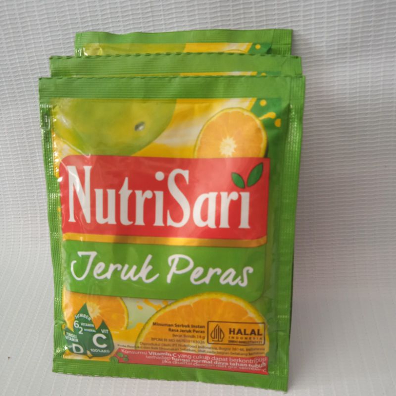 

nutri sari jeruk peras 10 sachet