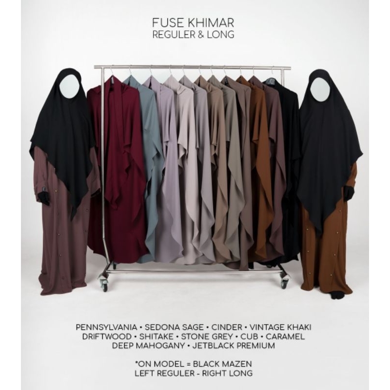 Fuse Khimar FK Long Prime Al Jenna fk long Triangle French Khimar Long Prime  long triangle Al Jenna