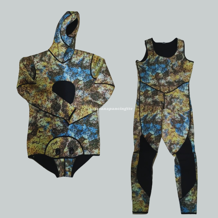 WETSUIT SPEARFISHING GDSWS NEOPRENE 3MM SIZE L