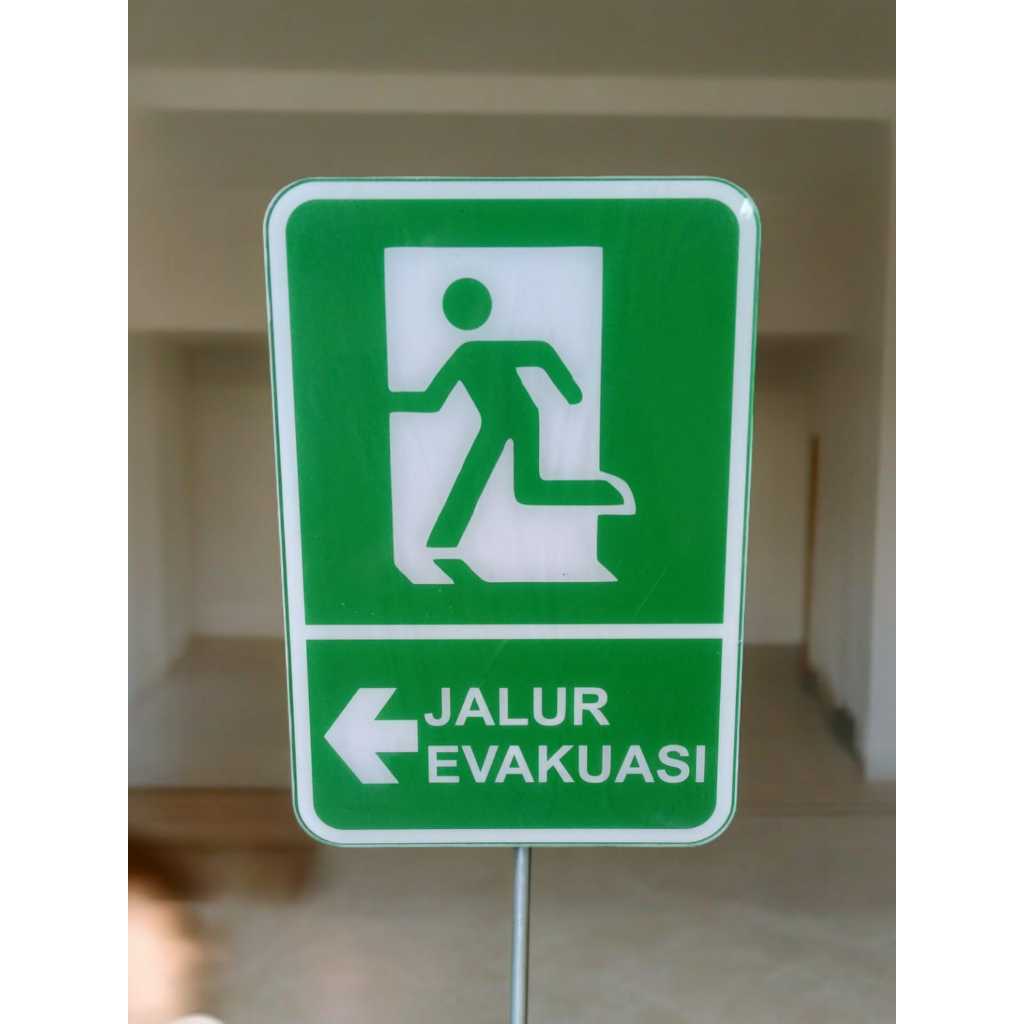 

RAC Sign Akrilik jalur evakuasi/rambu jalur evakuasi
