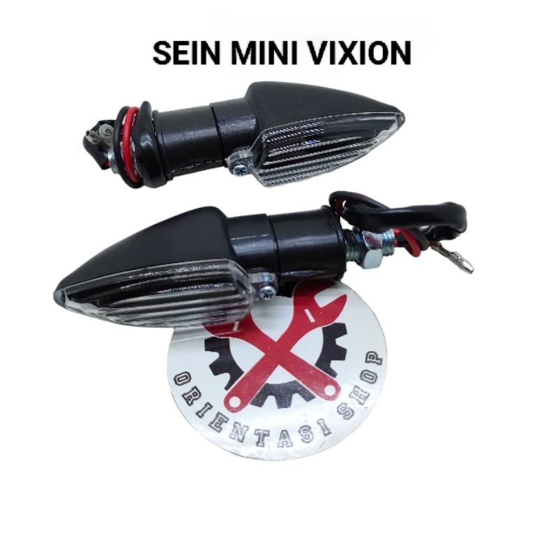 Lampu Sein Model Mini Untuk Motor Vixion Byson ninja Verza Tiger