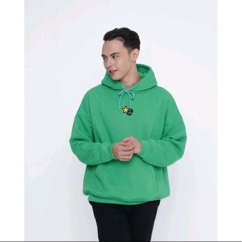 HOODIE ERIGO HIJAU SIZE S