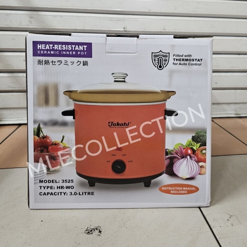 TAKAHI SLOW COOKER 3 LITER