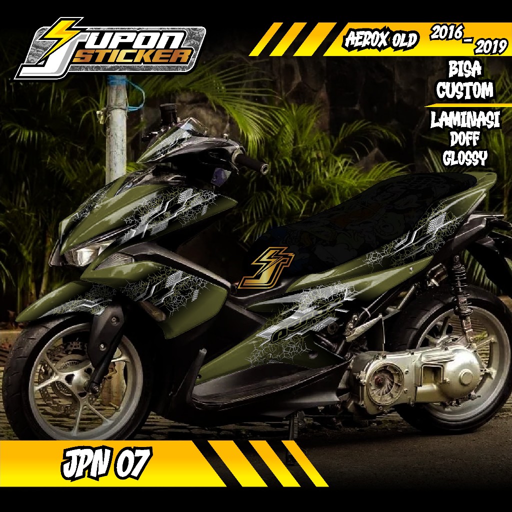 Decal Aerox 155 Old Full Body Stiker Aerox 155 Old FULL BODY DESIGN SIMPEL WARNA TERBARU AEROX ABS A