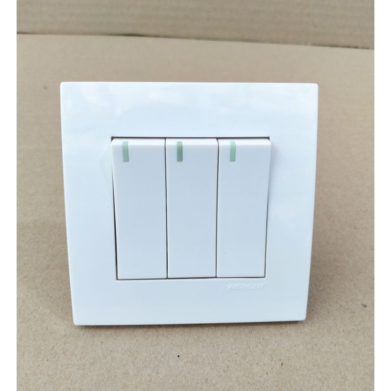 Saklar Triple MORGEN MG-8863 | Saklar OB / IB