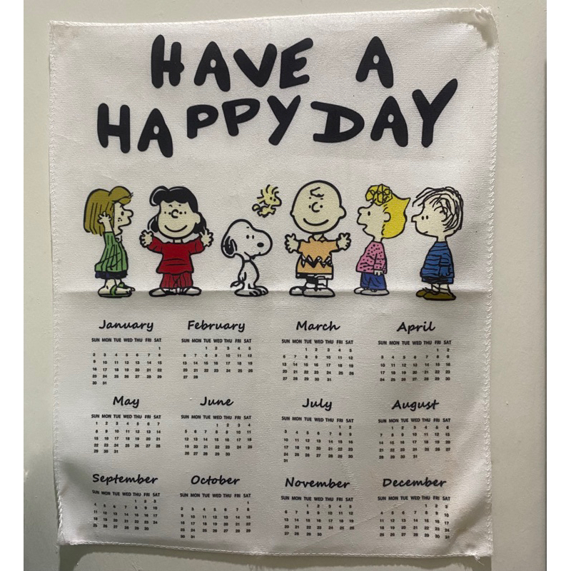 

Snoopy Calendar (Fabric Based) | Kalender Snoopy