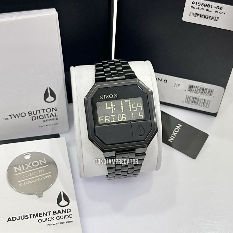 JAM TANGAN UNISEX PRIA/WANITA NIXON A158001-00 BLACK ORIGINAL
