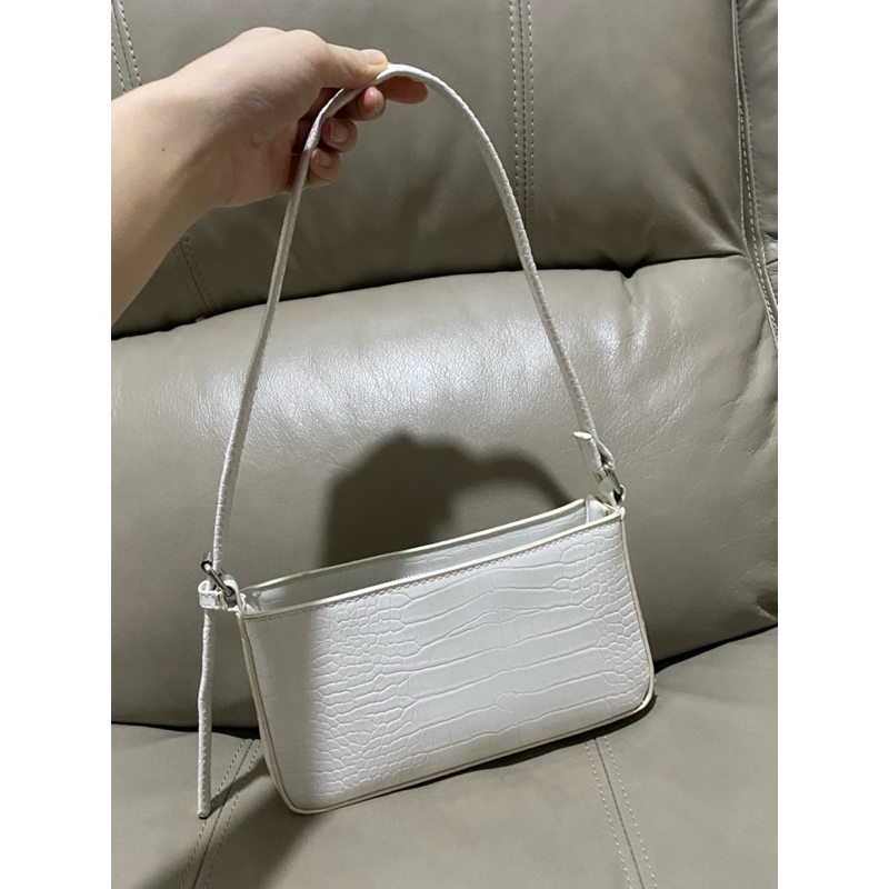 Rubi shoulder bag white croco