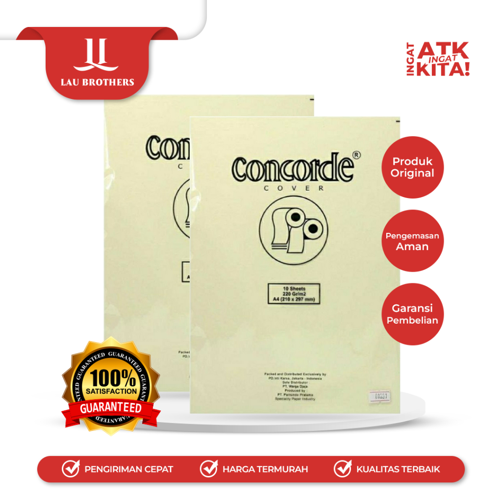 

CONCORDE KERTAS/ PAPER NO 80231 (1PACK/ 10SHEETS)