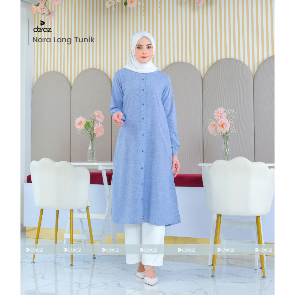 Big Promo Nara Long Tunik Long Tunik Tunik Wanita Baju Tunik Wanita Muslim