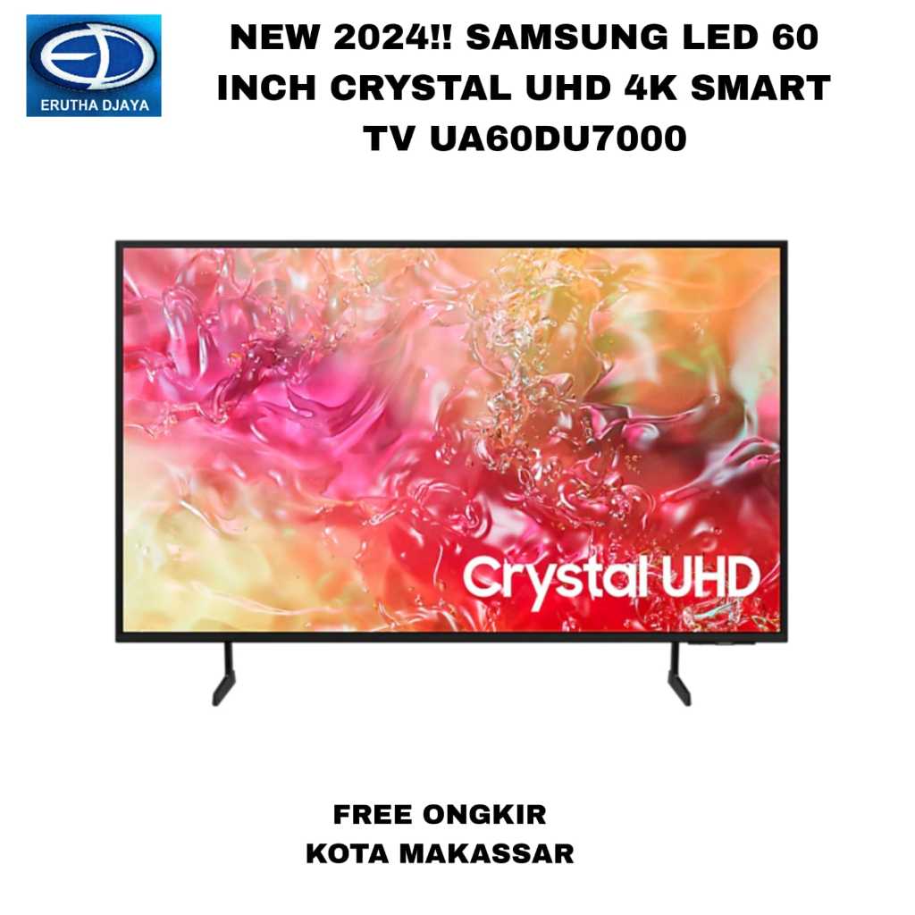 SAMSUNG LED 60 INCH CRYSTAL UHD 4K SMART TV 60DU7000