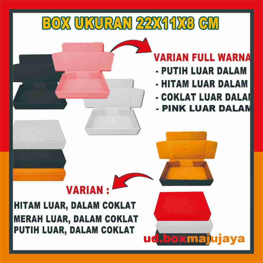 

Box 22x11x8 Cm / Box Lipat Depan / Box Brownies