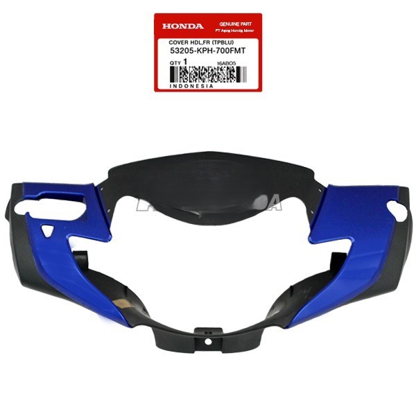 Cover Batok Kepala Depan Biru – Supra X 125 Injection | 53205KPH700FMT 100% ORI AHM