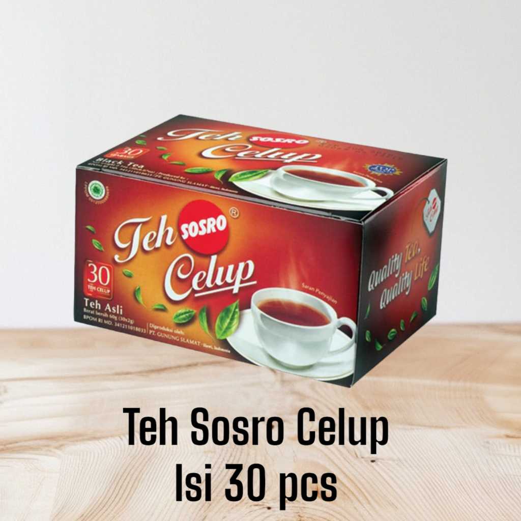 

TEH SOSRO CELUP / KOTAK / 30PCS / TEH