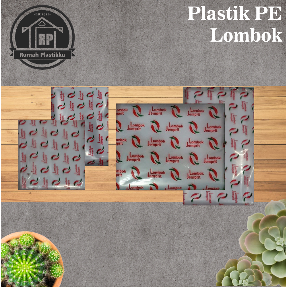 Plastik PE Lombok Jemprit / Ukuran 10x25 dan 13x30