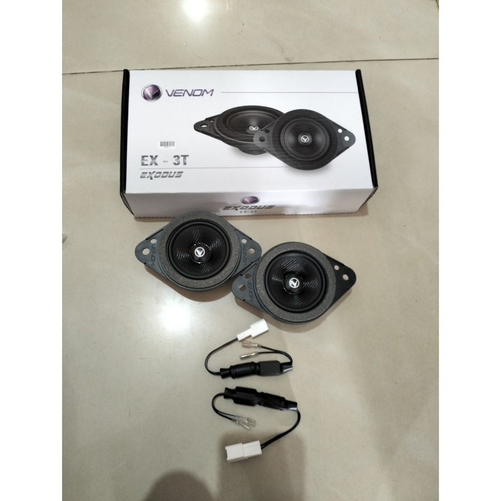Paket Audio Mobil Full Set Sound System VENOM PnP OEM Look INNOVA ZENIX Speaker Split 2-Way + Speake
