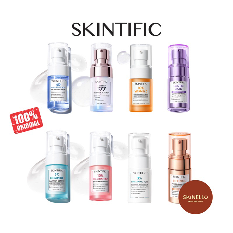 [SALE] SKINTIFIC SERUM - SKINTIFIC 10% Niacinamide Brightening Serum | Skintific 2% Salicylic Acid A