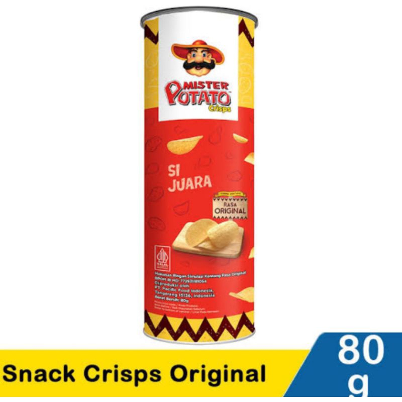 

PROMO!! Mister potato chips 80gram