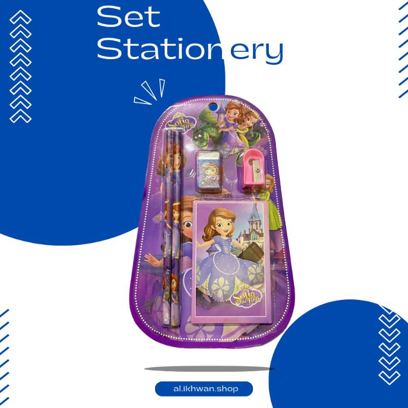 

Set Stationery Berbentuk Oval