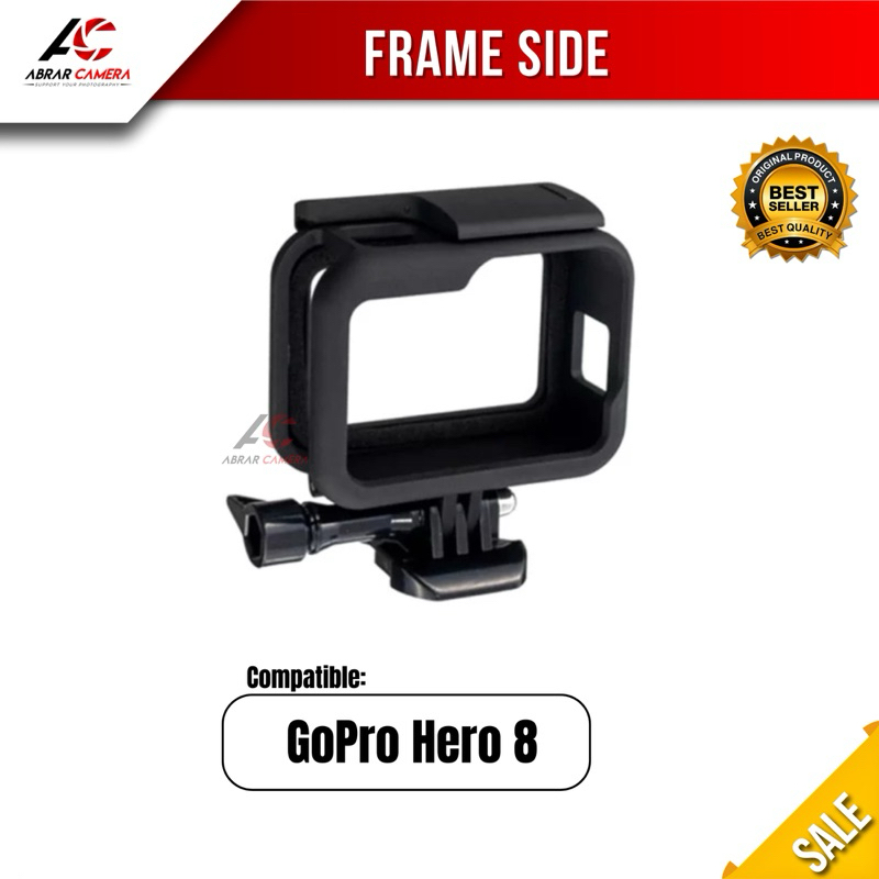 Frame Housing Case Bumper for GoPro Hero 8 - Frame Side Kamera Action Cam Go Pro Hero8
