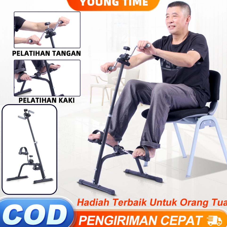 YT Sepeda StatisAlat Terapi Stroke Kaki Dan Tangan Olahraga Gym Fitness  Terapi Kaki dan Tangan Pend