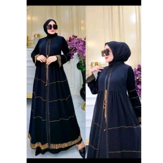Gamis abaya hitam baju arab wanita abaya turkey