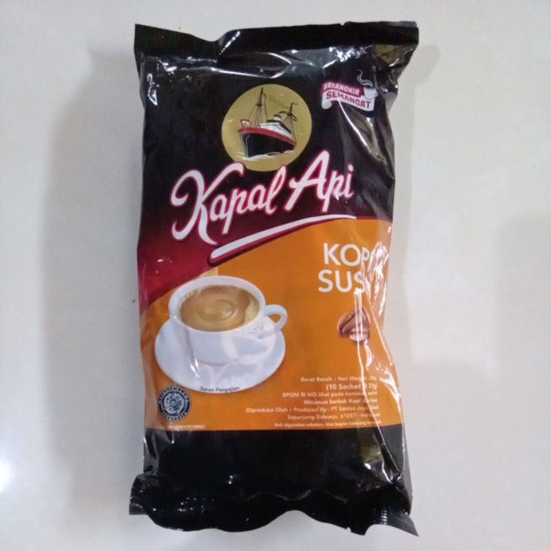 

KAPAL API KOPI SUSU (10 Sachet @31 g)