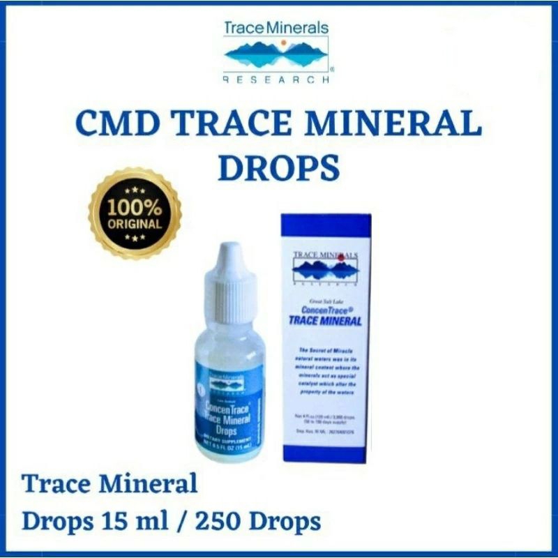 TRACE MINERALS CMD ORIGINAL 15ml 250 drops || SUPLEMEN MINERAL UNTUK KESEHATAN