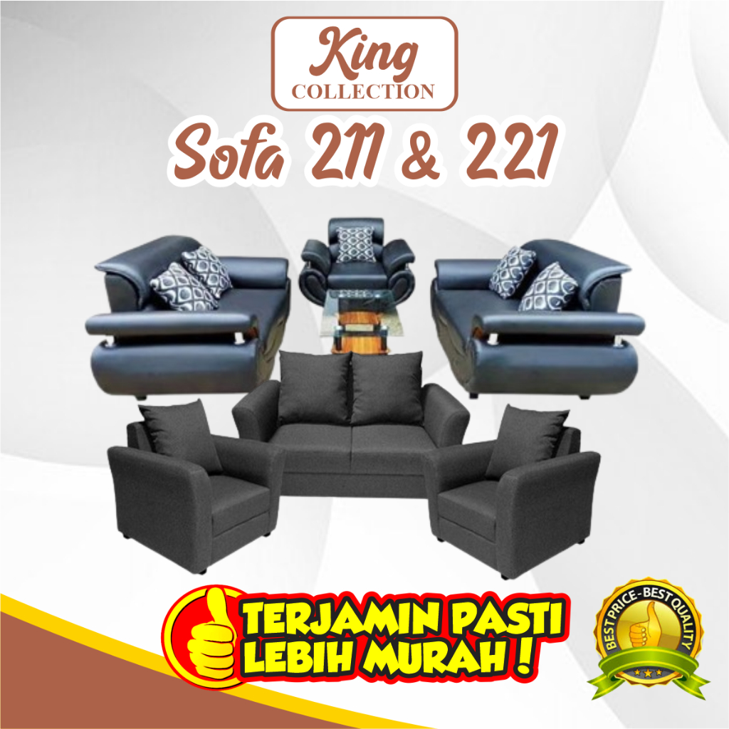 SOFA 221/ SOFA 211 MINIMALIS MODERN/ SOFA GGS - KING