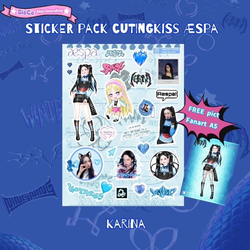 AESPA sticker cuting (Karina)