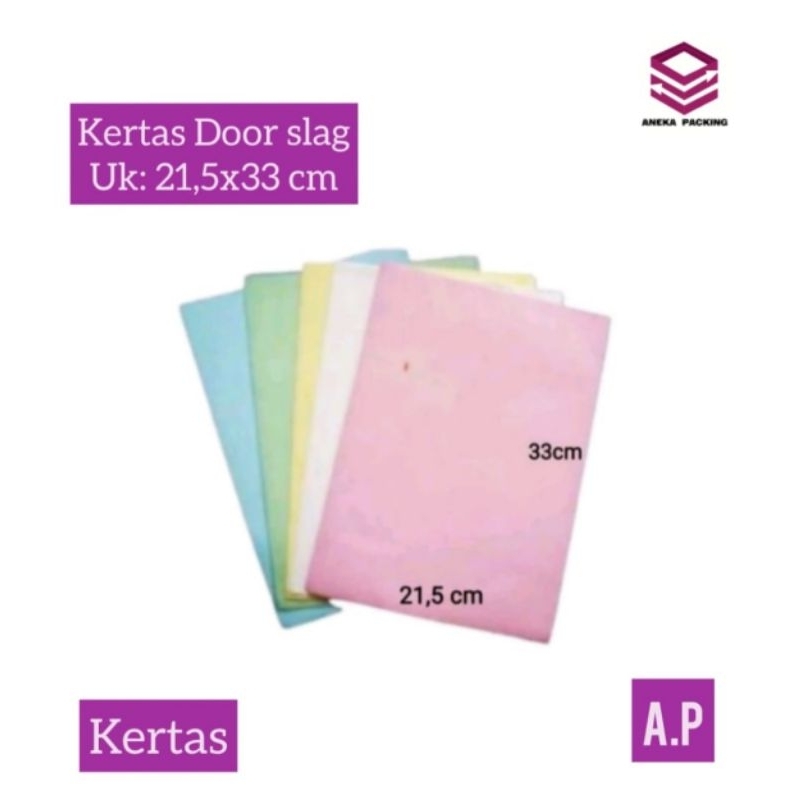 

Kertas Doorslag 21x33 cm(F4) /kertasdorslah/kertaswarna