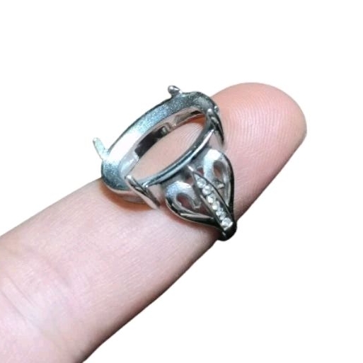 RING EMBAN CANGKANG RING WANITA BAHAN ALPAKA