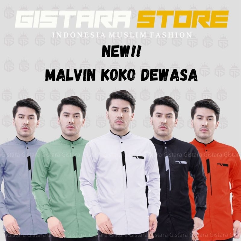 TERBARU BAJU KOKO ATASAN PRIA DEWASA KOMBINASI POLOS MERAH BATA SAGE ABU PUTIH HITAM TERBARU COCOK U