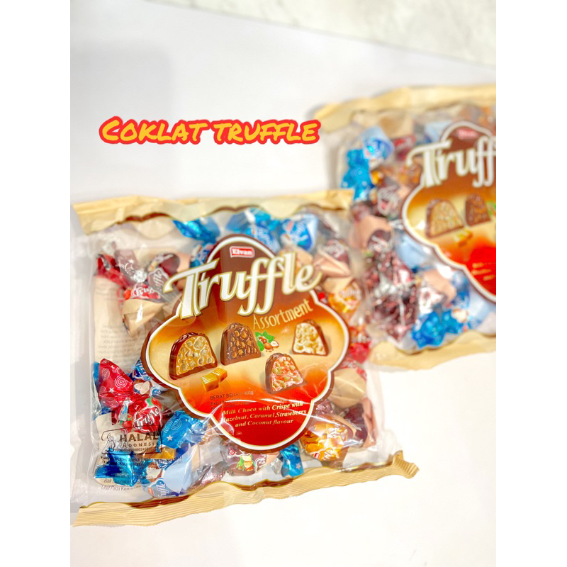 

Coklat Truffle Caramel / Strawberry / Hazelnut / Mix 400 gr