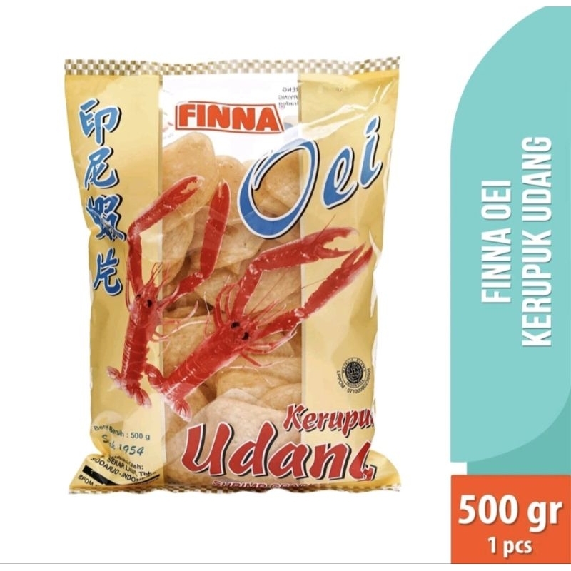 

Finna Oei Kerupuk Udang 500gr Expired 1 Oktober 2025