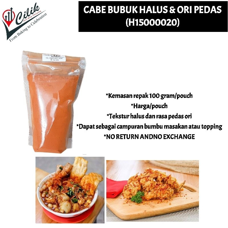 

cabe+bubuk+chilli+pedas+hot+bumbu+tabur+seasoning+ramen+mie+gorengan+snack+makanan+nasi+bento+kuah+sop+sayur