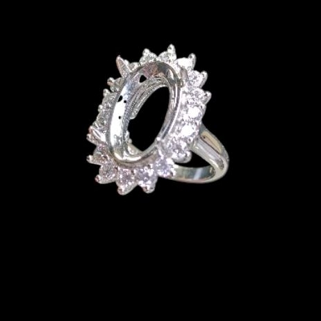 RING EMBAN CANGKANG RING WANITA BAHAN ALPAKA