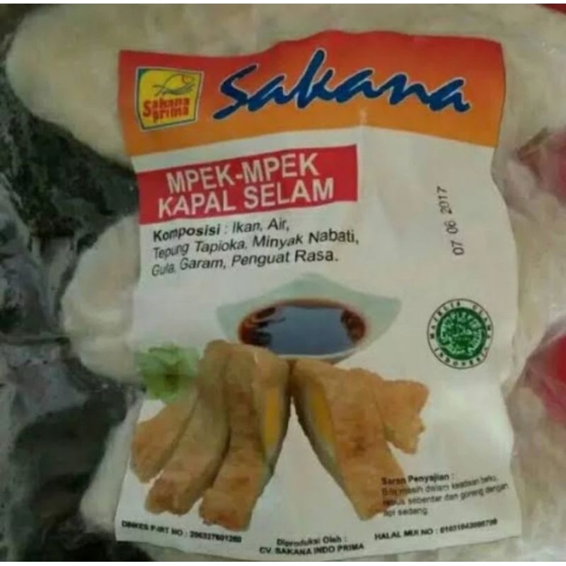 

Empek Empek Kapal Selam Ikan Sakana 500 gram / Pempek Ikan