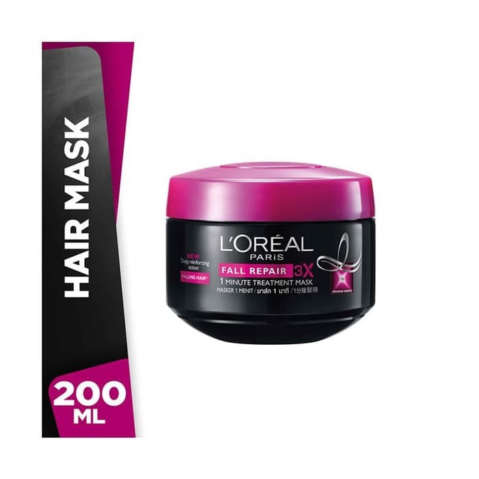 L'oreal Fall Resist 3X Hair Spa Mask Masker Rambut Rontok 200ml | Loreal