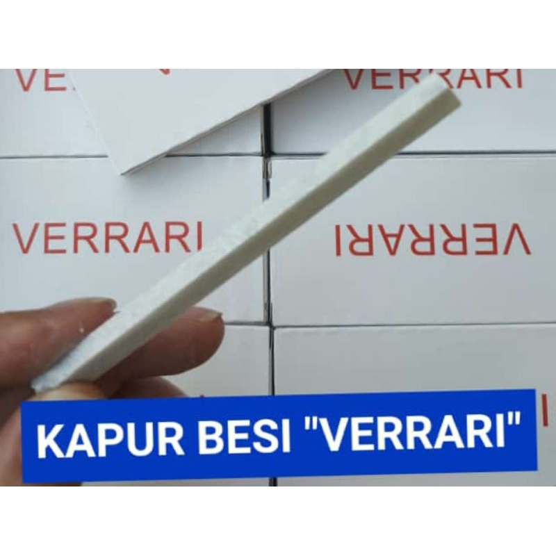 

12PCS KAPUR BESI PUTIH VERRARI | PLATE STONE PENCIL | PENSIL TULIS BESI