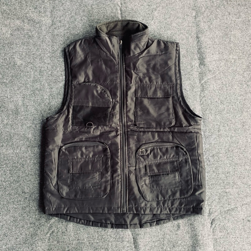 VEST/ROMPI PUFFER TACTICAL MULTY POCKET VINTAGE THRIFT/SECOND