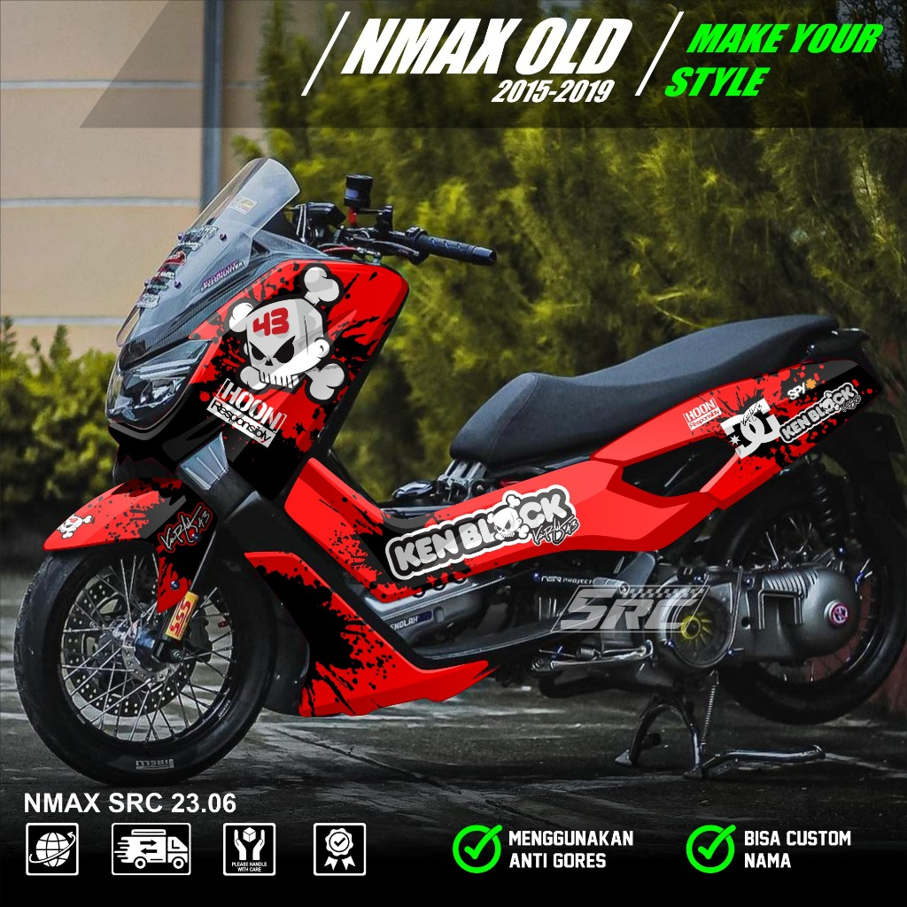 COD Decal Sticker Full Body Yamaha Nmax Old Lama Tahun 2016 2017 2018 2019 Sticker Full Body Nmax La