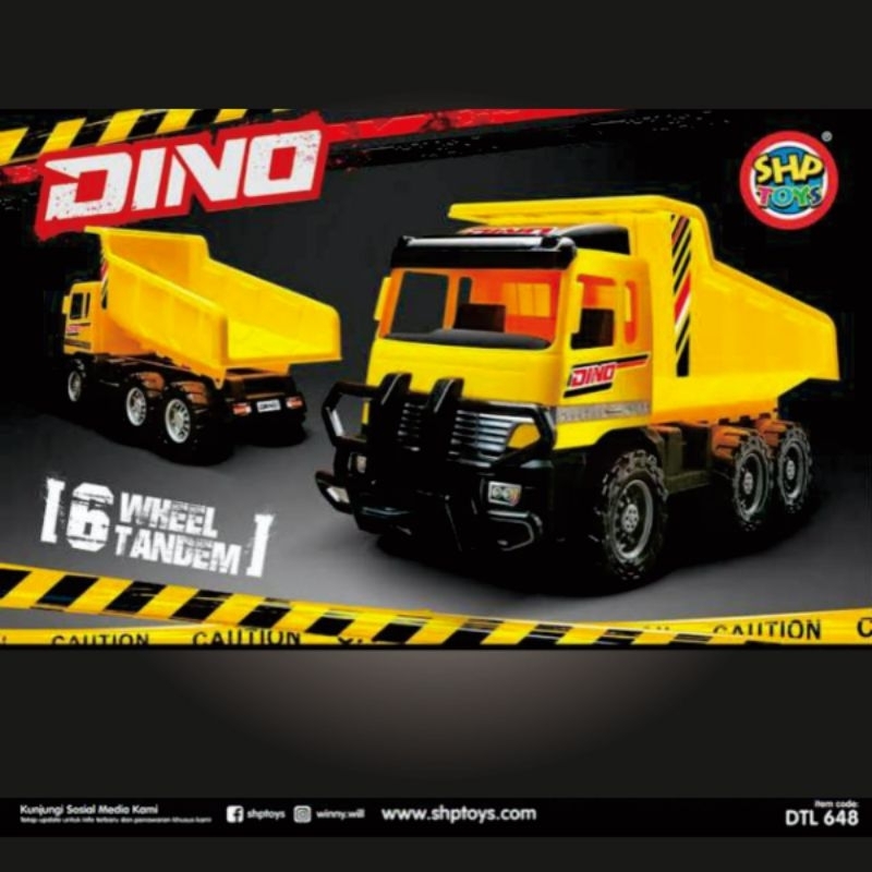 ARFB - Mainan Anak Mobil Truck Dino Besar Bisa Dinaikin DTL648