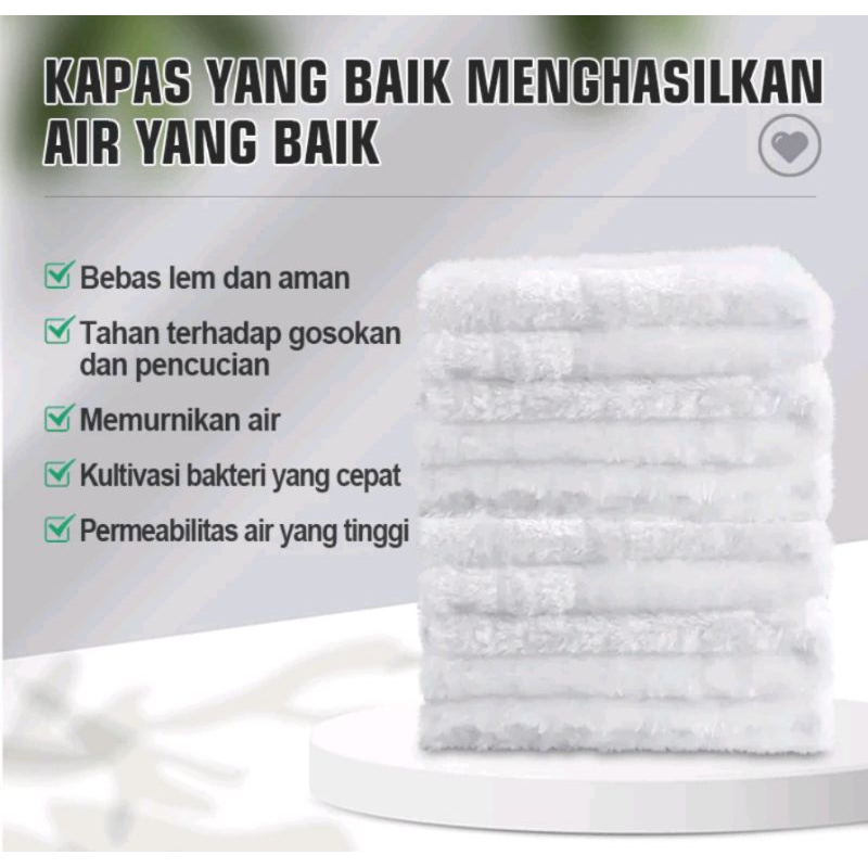 Filter cotton Magic Carpet media filter saringan air aquarium kolam