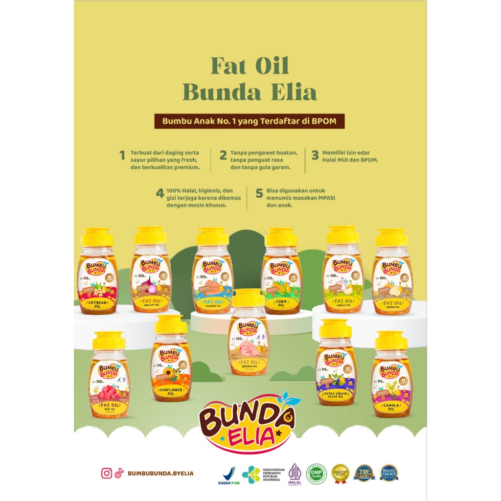 

BUMBU BUNDA ELIA - Fat Oil BB Booster Mpasi