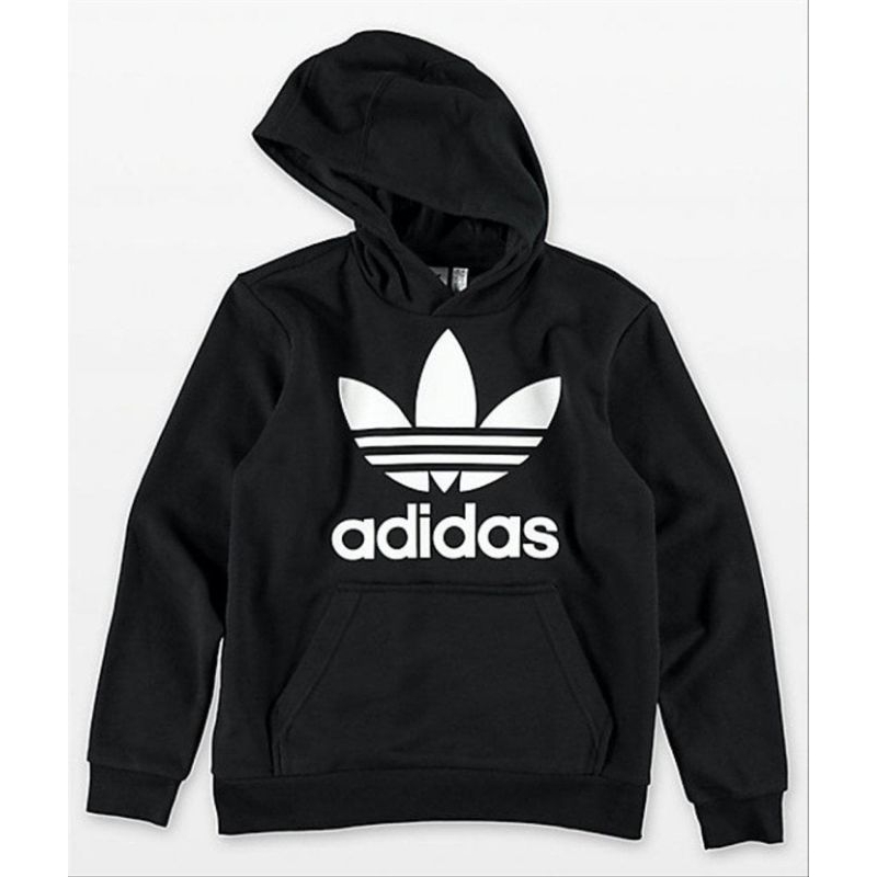 Hoodie Adidas Trefoil Classics Black - Grey Ads74011 Unisex